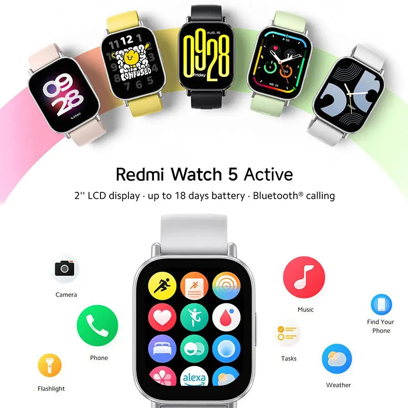 Xiaomi Redmi Watch 5 Active – Montre connectée sport avec appels Bluetooth