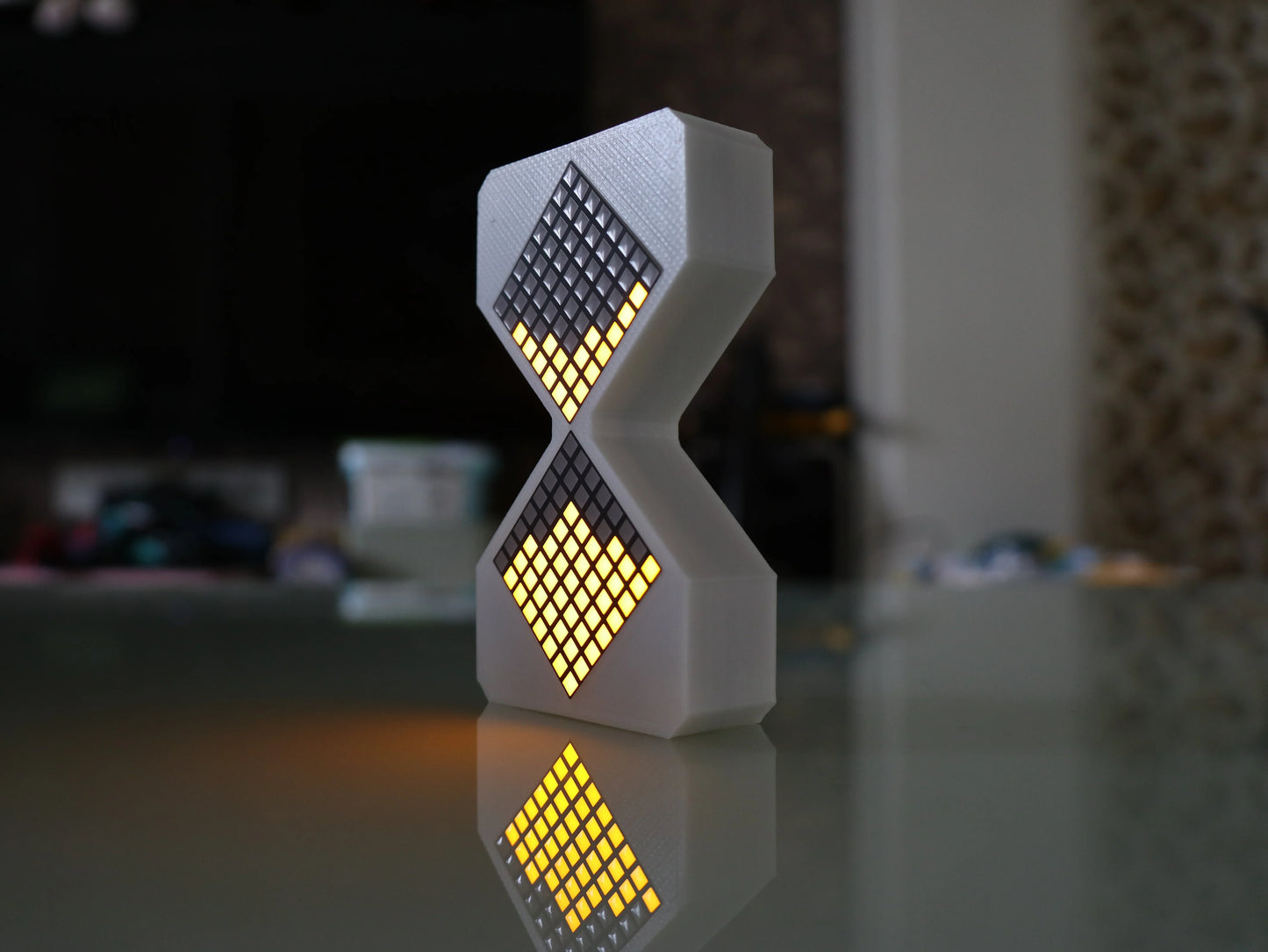Cyber Sablier Électronique Digital – Style Futuriste LED