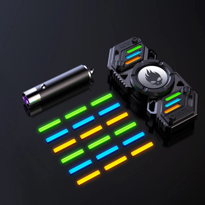Fidget Spinner 729 Effets de Lumière – Gyroscope Métal EDC