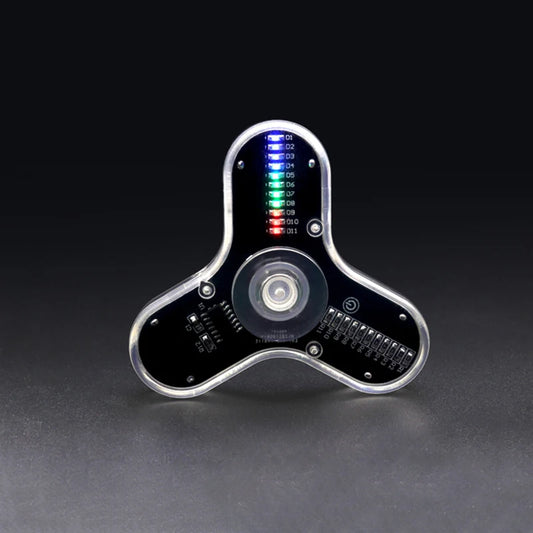 Kit électronique DIY gyroscopique LED – Bricolage et soudage amusant