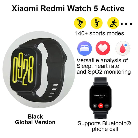 Xiaomi Redmi Watch 5 Active – Montre connectée sport avec appels Bluetooth