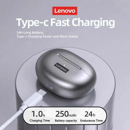 Lenovo LP5– Écouteurs Bluetooth Stéréo HIFI Étanches