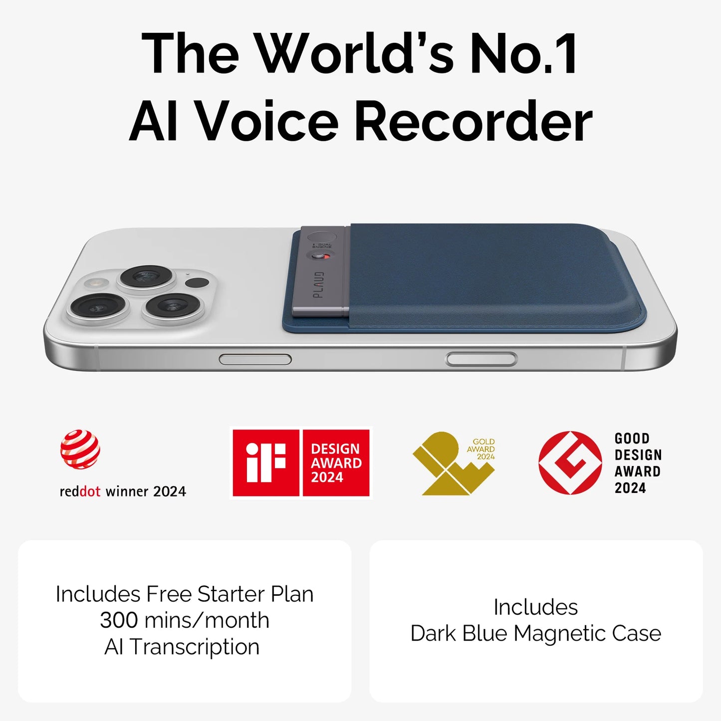 PLAUD NOTA – Enregistreur Vocal AI &amp; Dispositif de Notation