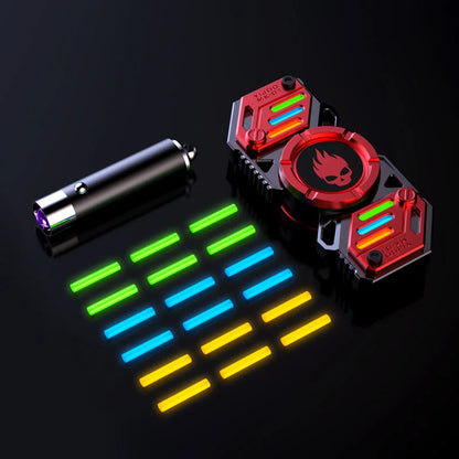 Fidget Spinner 729 Effets de Lumière – Gyroscope Métal EDC