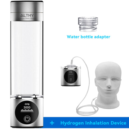 ALTHY H2-007 – Bouteille Génératrice d’Eau d’Hydrogène avec Ioniseur PEM DuPont